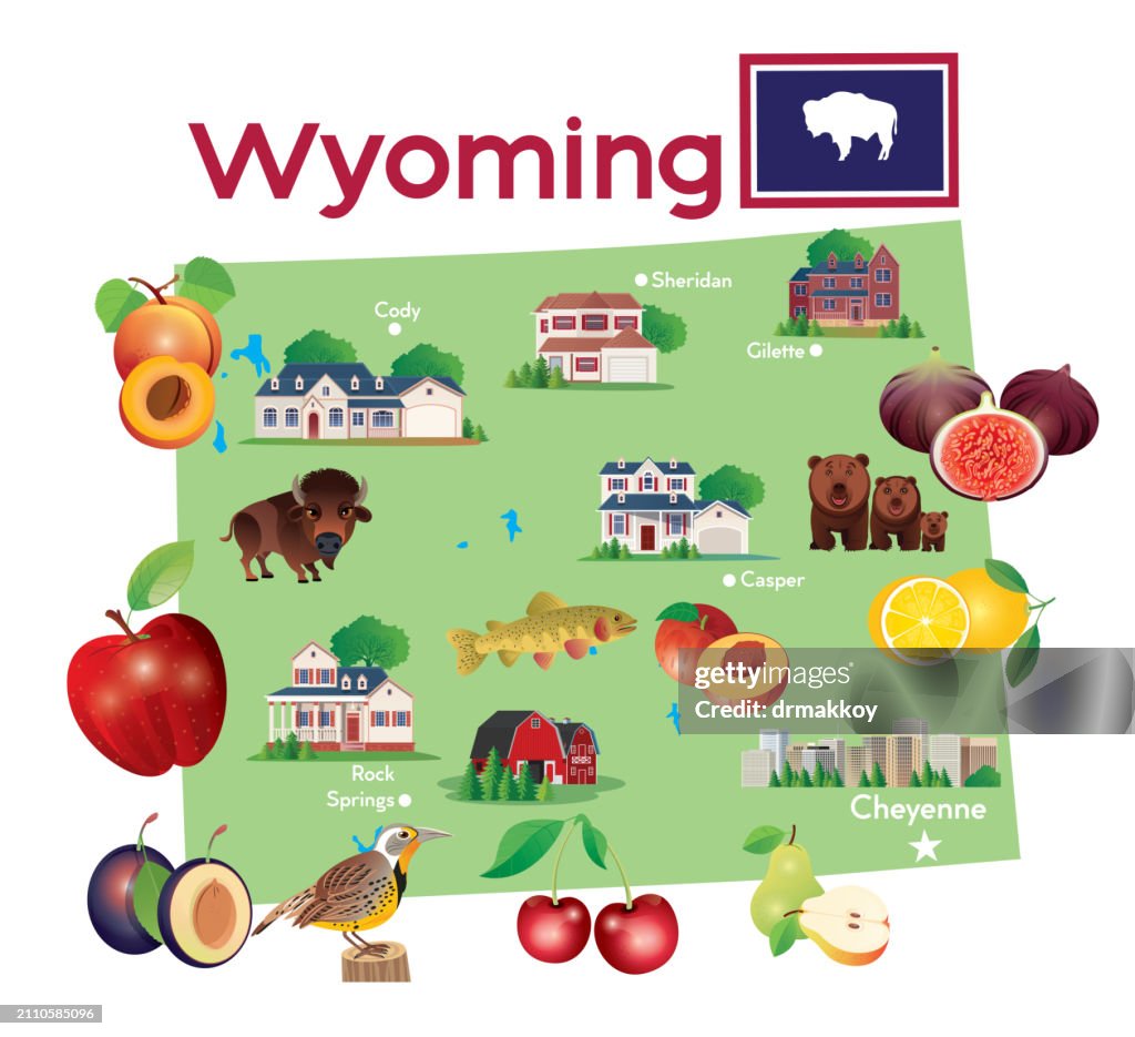 Wyoming Map