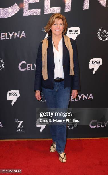 Dana Sparks attends "Celyna" red carpet movie screening and charity reception benefiting Boo2Bullying at Wilshire Screening Room on March 24, 2024 in...