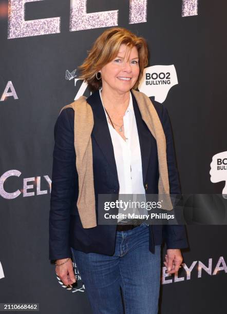 Dana Sparks attends "Celyna" red carpet movie screening and charity reception benefiting Boo2Bullying at Wilshire Screening Room on March 24, 2024 in...