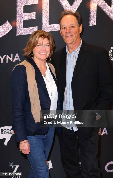 Dana Sparks and Chris Mulkey attend "Celyna" red carpet movie screening and charity reception benefiting Boo2Bullying at Wilshire Screening Room on...
