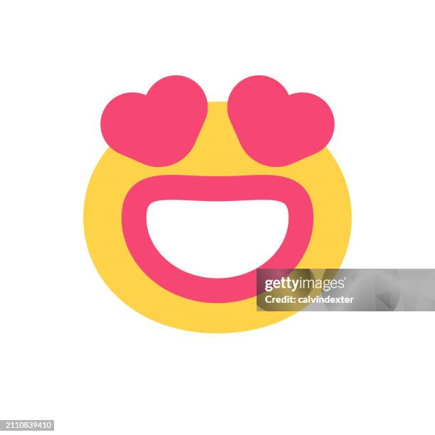 Emoji Smiling Face With Heart-Shaped Eyes Cute Funny Texting Emoji Smiling Face With Heart-Shaped Eyes Cute Funny Texting