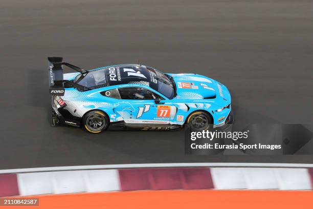 Proton Competition Ford Mustang Gt3 Ben Barker / Ryan Hardwick / Zacharie Robichon during FIA WEC 1812 Km Free Practice at Lusail International...