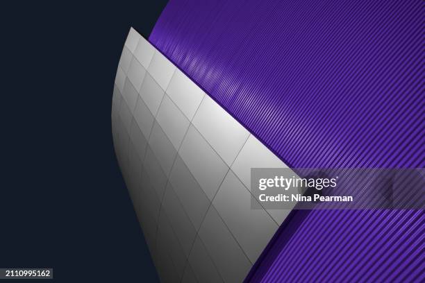 enormous purple iron - hoja de aluminio fotografías e imágenes de stock