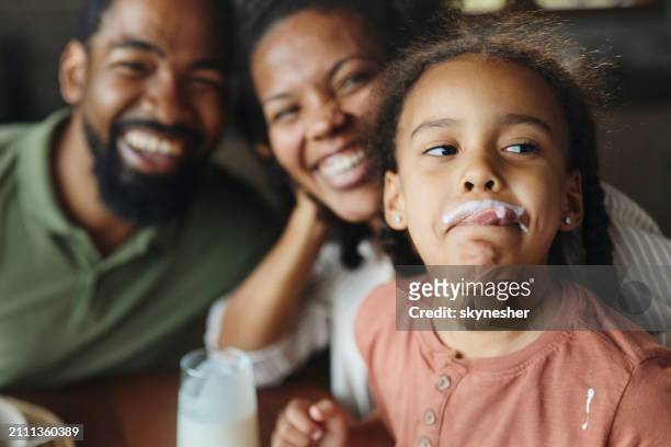 my milk mustache is so tasty! - milk moustache stock pictures, royalty-free photos & images