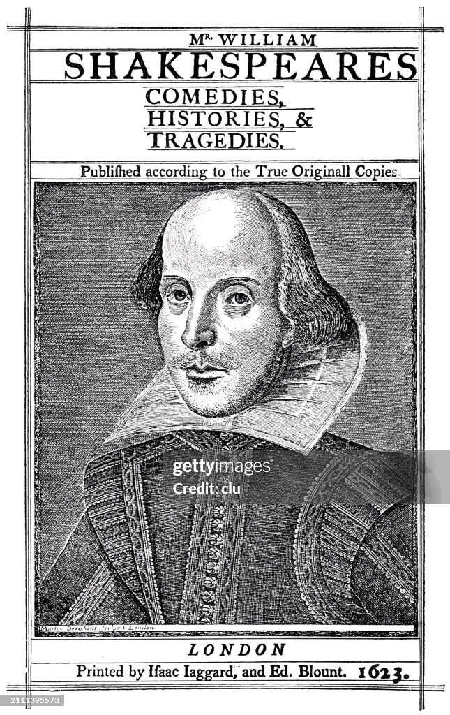 Cover of a book with Shakespeare’s plays from 1623