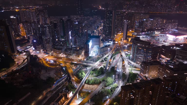 Hyper Buliding Hyper lapse bridge and building basic infrastructure in smart city 동영상 ...