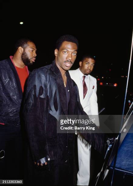Acteur Eddie Murphy à la première du film Jojo Dancer, à Los Angeles, le 29 avril 1986.