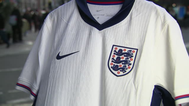 GBR: Nike's "playful interpretation" of the St George's Cross on England's new football kit has ignited a row about national identity.