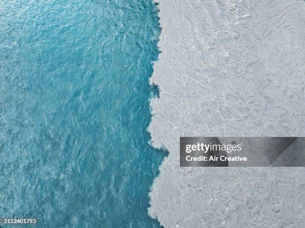 drone image of a river confluence, alpes-maritimes, france - air france stock pictures, royalty-free photos & images