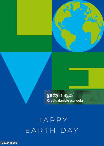 happy earth day, world environment day. - earth day stock illustrations