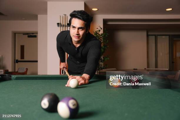 Actor/model Ethan Rodriguez is photographed for Los Angeles Times on February 6, 2024 at the Hollywood Arts Collective in Los Angeles, California....