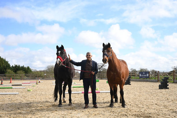 GBR: Sadiq Khan Launches Labour's Local Election Campaign With Equine Centre Visit