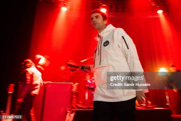 Liam Gallagher performs live at the O2 Forum Kentish Town on March 25, 2024 in London, England.