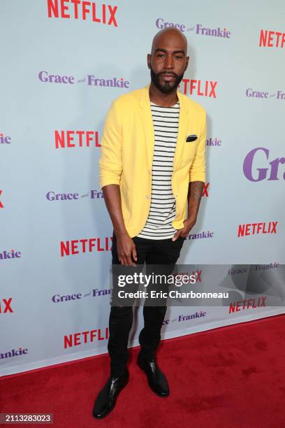 Karamo Brown seen at Netflix Original Series "Grace and Frankie" Season 4 Premiere at Arclight Cinemas, Culver City, USA - 18 January 2018
