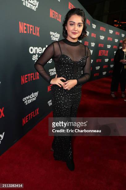 Ariela Barer seen at Netflix Original Series "One Day at a Time" Season 2 Premiere at Arclight Cinemas, Hollywood, USA - 24 January 2018