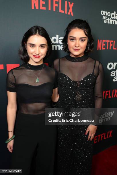 Libe Barer and Ariela Barer seen at Netflix Original Series "One Day at a Time" Season 2 Premiere at Arclight Cinemas, Hollywood, USA - 24 January...