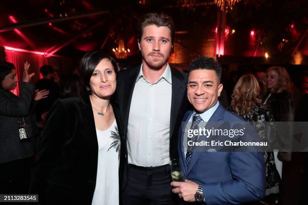 Rachel Morrison, Garrett Hedlund and Virgil Williams seen at Netflix toast celebrating the 90th Academy Awards nominees, Los Angeles, USA - 01 March...