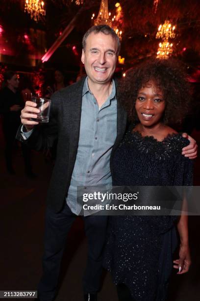 Phil Rosenthal and Alfre Woodard seen at Netflix toast celebrating the 90th Academy Awards nominees, Los Angeles, USA - 01 March 2018