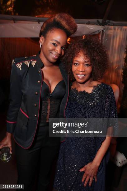 Dee Rees and Alfre Woodard seen at Netflix toast celebrating the 90th Academy Awards nominees, Los Angeles, USA - 01 March 2018