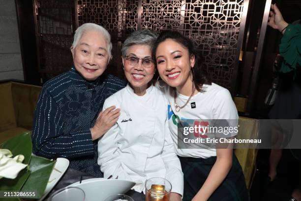 Lisa Lu, Chef Helene An and Constance Wu seen at Warner Bros. 'Crazy Rich Asians' Celebration, Beverly Hills, USA - 05 November 2018