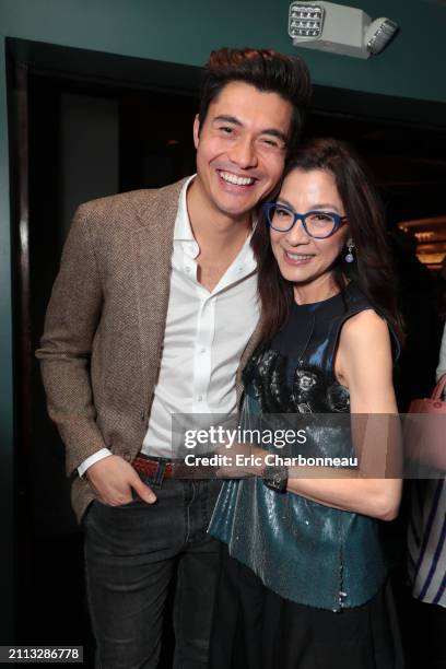 Henry Golding and Michelle Yeoh seen at Warner Bros. 'Crazy Rich Asians' Celebration, Beverly Hills, USA - 05 November 2018