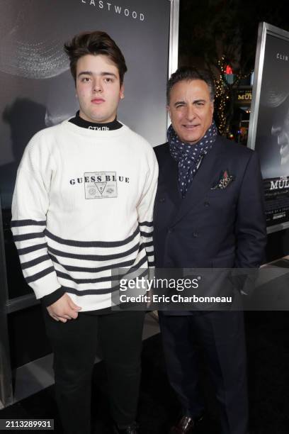 Andres Garcia-Lorido, Andy Garcia seen at Warner Bros. Pictures World Premiere of 'The Mule' at Regency Village Theatre, Los Angeles, CA, USA - 10...