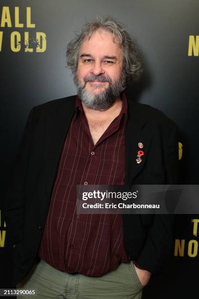 Director Peter Jackson seen at Warner Bros. Pictures THEY SHALL NOT GROW OLD special screening, Los Angeles, USA - 07 December 2018