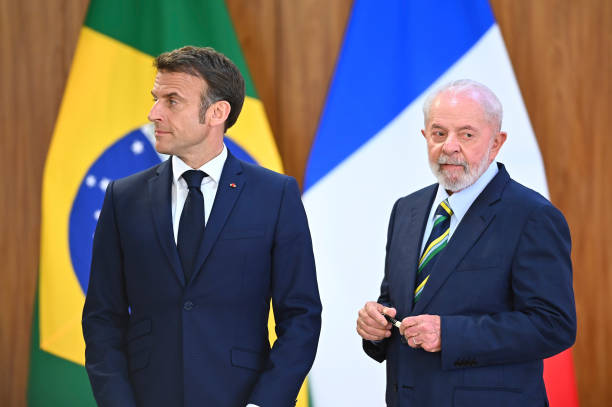 BRA: Brazilian President Lula Holds Bilateral With French Counterpart Emmanuel Macron