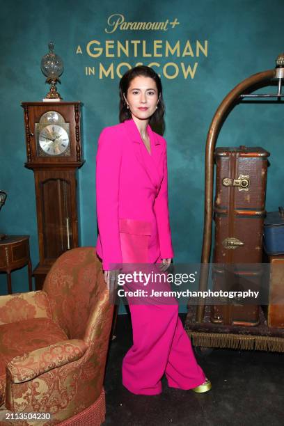 Mary Elizabeth Winstead attends a special Canadian screening of new Paramount+ series, "A Gentleman in Moscow", at Paradise Theatre on March 25, 2024...