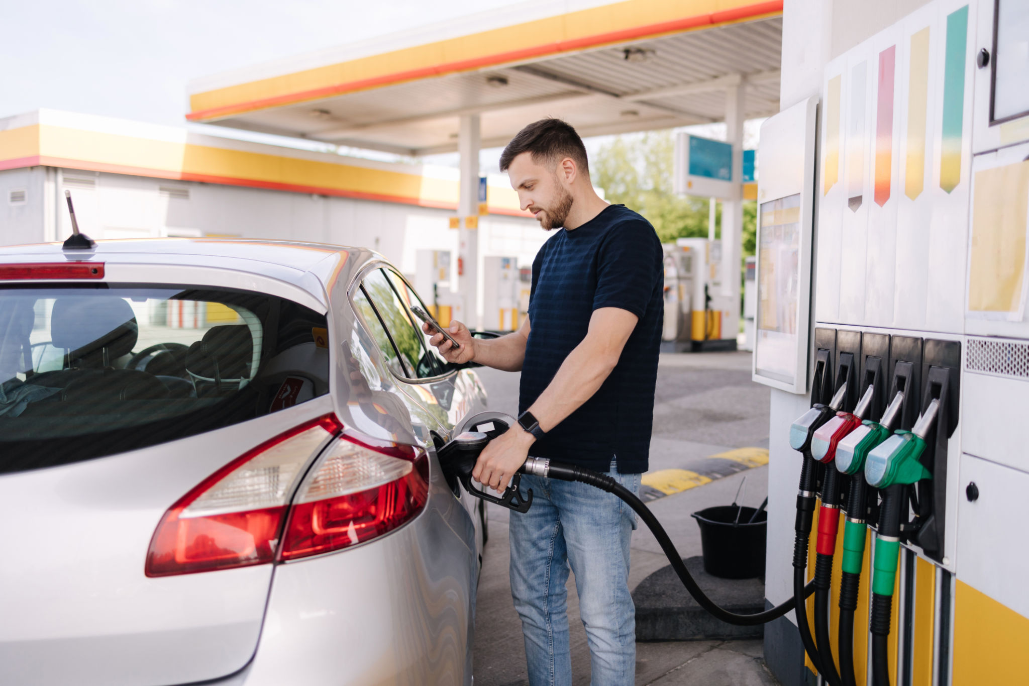 car refueling
