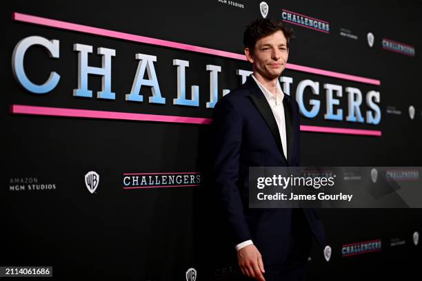 Mike Faist attends the Australian premiere of "Challengers" at the State Theatre on March 26, 2024 in Sydney, Australia.