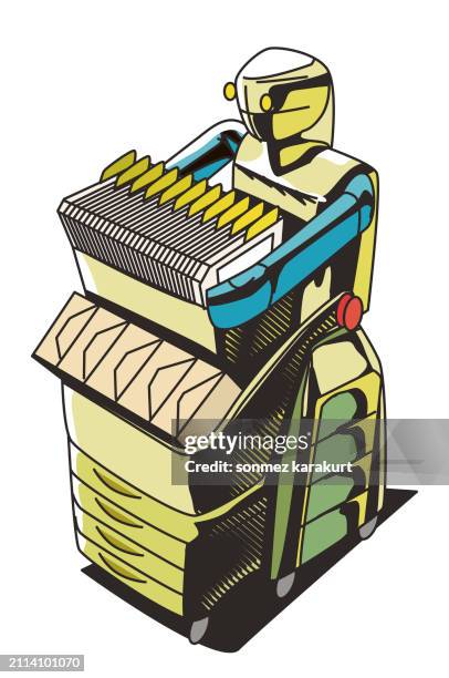 office automation - office automation stock illustrations