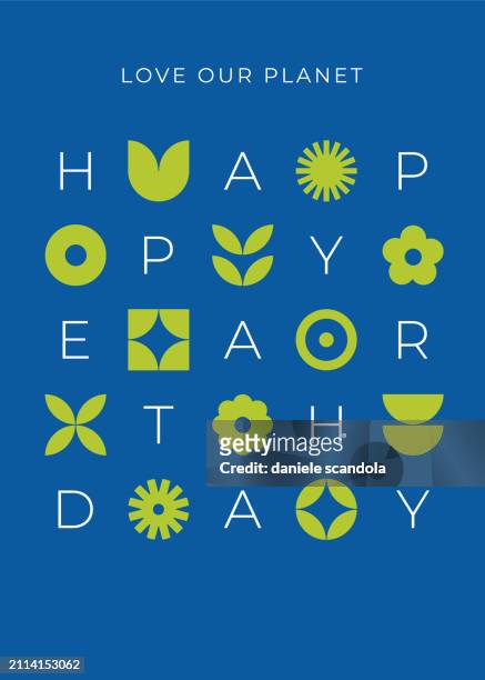 happy earth day, world environment day. - world environment day poster stock-grafiken, -clipart, -cartoons und -symbole