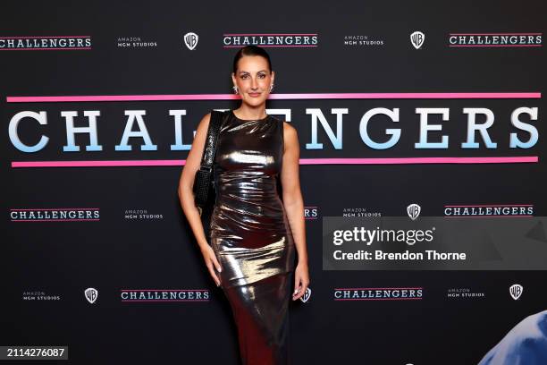 Laura Dundovic attends the Australian premiere of "Challengers" at the State Theatre on March 26, 2024 in Sydney, Australia.