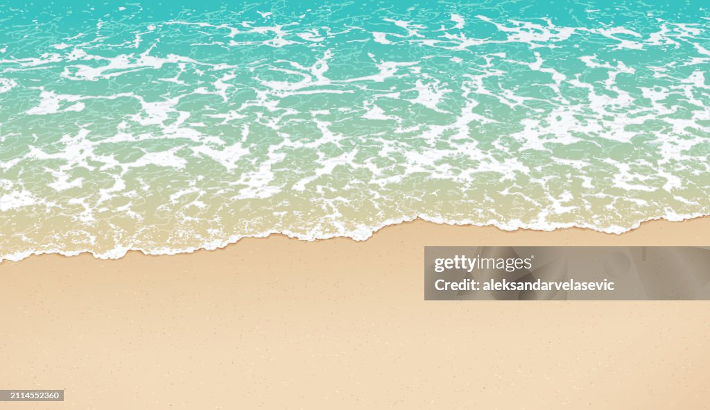 Leer Sandstrand Hintergrund