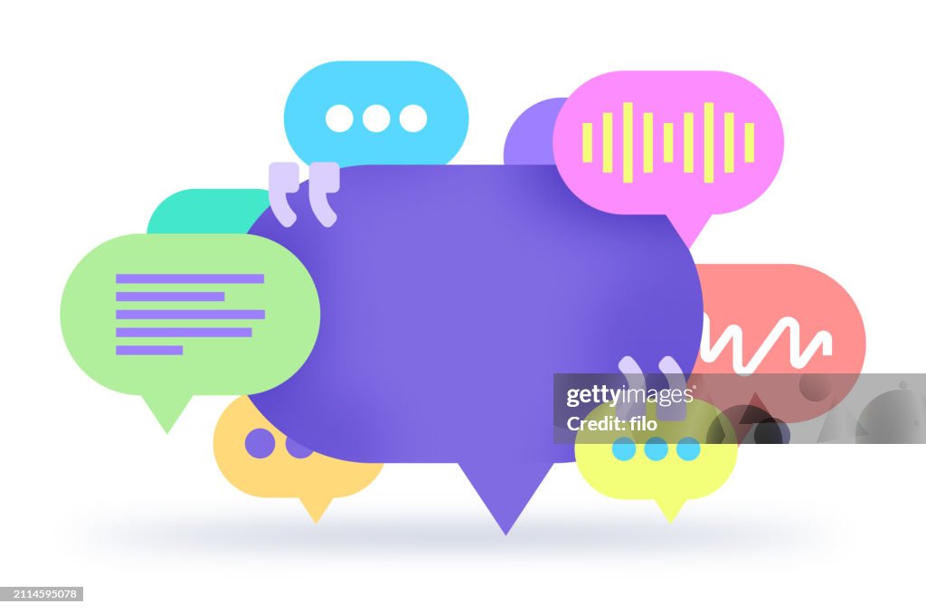 Talking Speech Bubble Conversation Chatting Debate