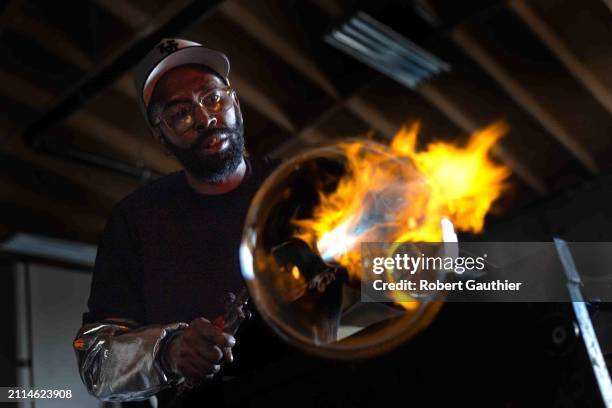 Artisan Cedric Mitchell is photographed for Los Angeles Times on November 29, 2023 at in El Segundo, California. PUBLISHED IMAGE. CREDIT MUST READ:...