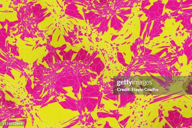 Abstract background in pink and yellow