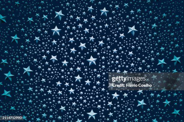 3D stars abstract background