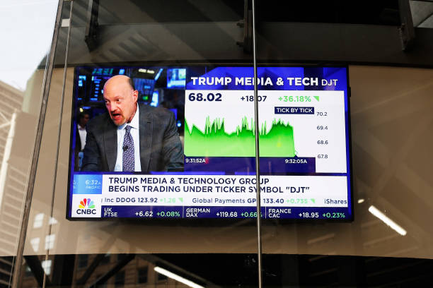 NY: Former President Donald Trump's Social Media Company Begins Public Trading On Nasdaq