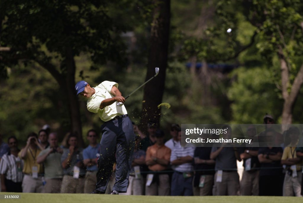 Tiger Woods on the 3rd hole