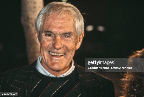 American psychologist Timothy Leary attends the Hollywood premiere of 'Punchline', at the Mann Chinese Theater in the Hollywood neighbourhood of Los...