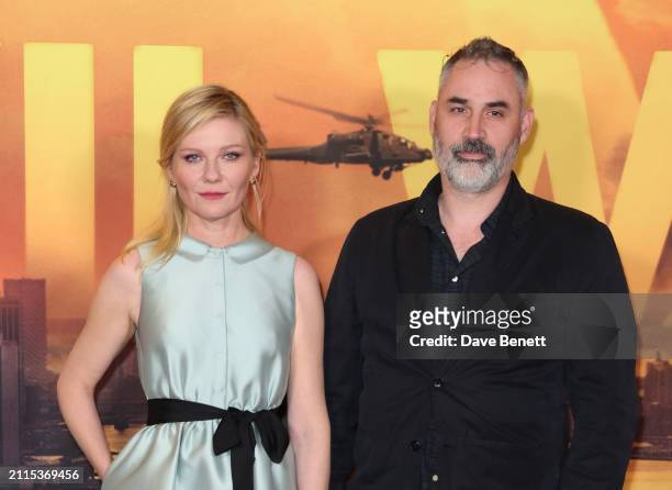 Kirsten Dunst and Alex Garland attend a Special Screening of "Civil War" at The Cinema In The Power Station on March 26, 2024 in London, England.