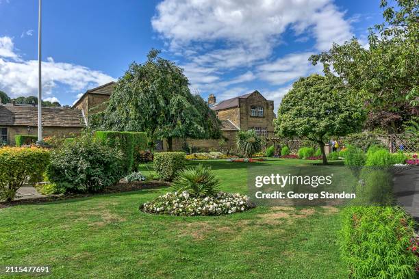 bath gardens bakewell - george bakewell stock pictures, royalty-free photos & images