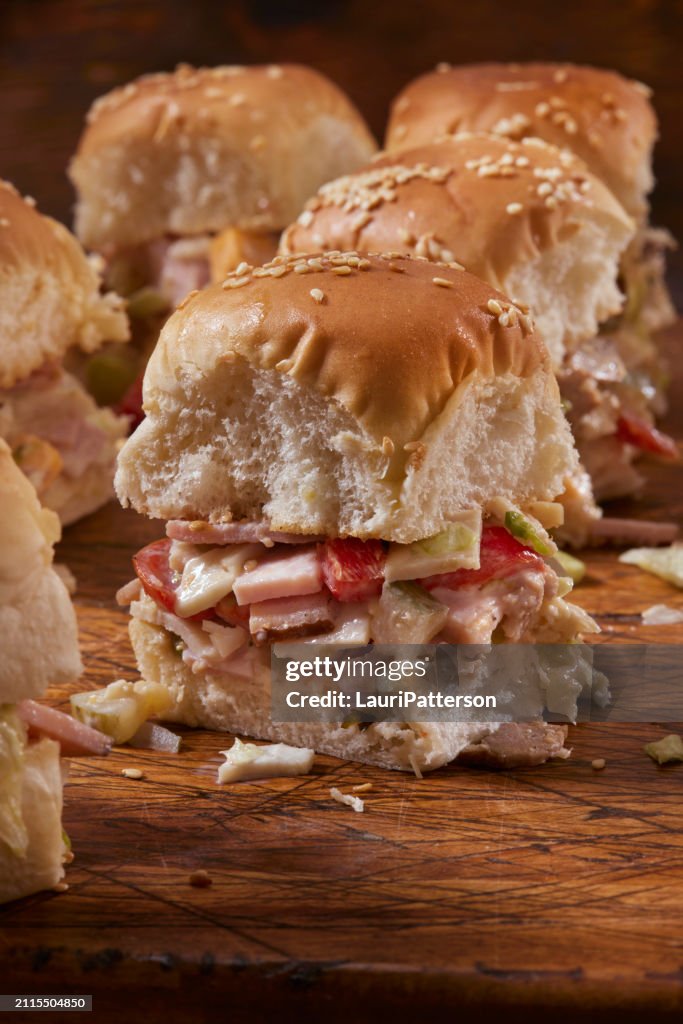 Sliders Stock The Viral Chopped Cold Cut Sliders High-Res Stock Photo - Getty Images
