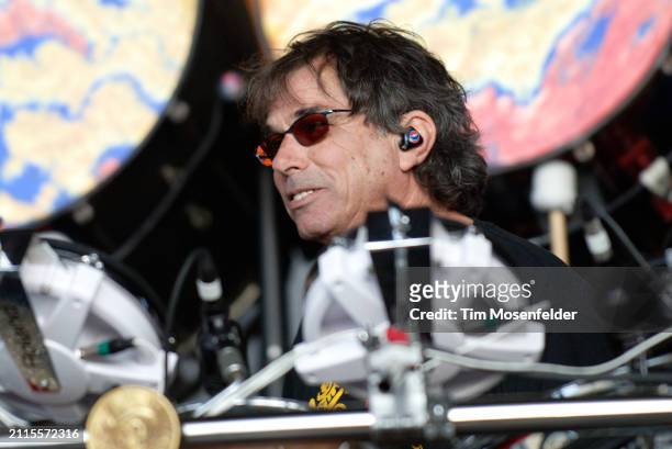 Mickey Hart of The Dead performs at Shoreline Amphitheatre on May 16, 2009 in Mountain View, California.