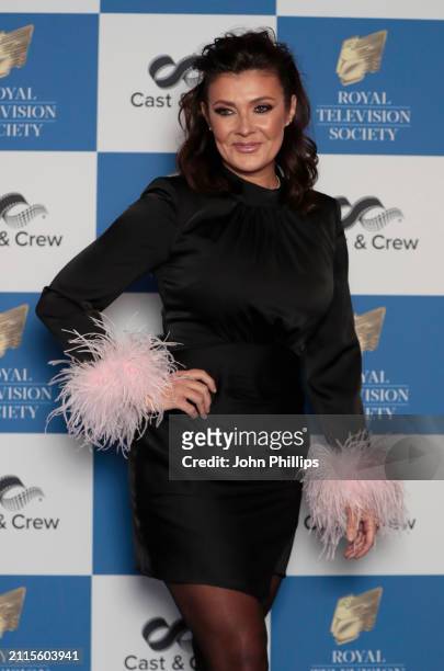 Kym Marsh attends the Royal Television Society Programme Awards 2024 at The Grosvenor House Hotel on March 26, 2024 in London, England.