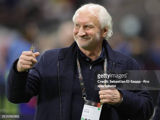 Rudi Völler Manager of the DFB before the friendly match Germany Netherland at Deutsche Bank Park on March 26, 2024 in Frankfurt am Main, Germany.