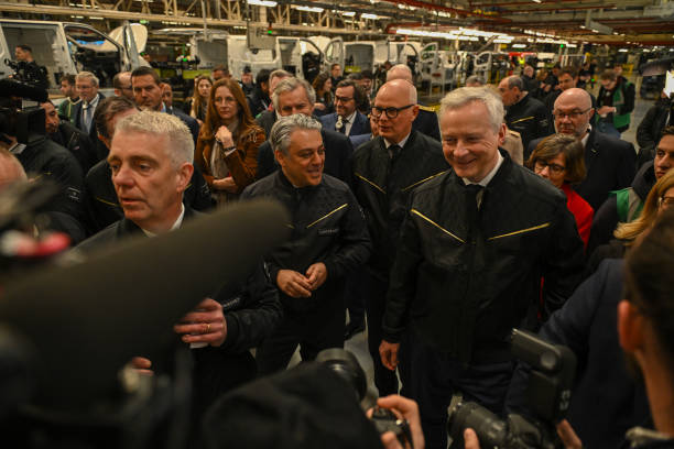 FRA: French Finance Minister Le Maire Visits Renault SA Plant