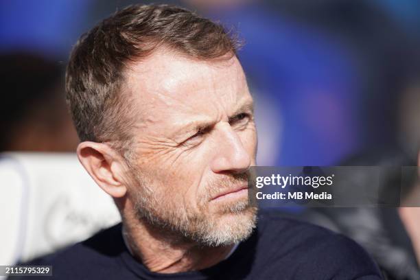 Gary Rowett Interim Manager, of Birmingham City during the Sky Bet Championship match between Queens Park Rangers and Birmingham City at Loftus Road...